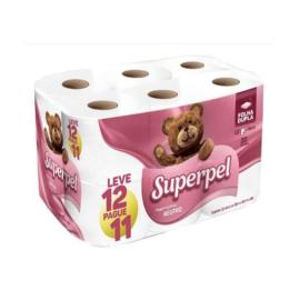Papel higiénico Superpel D.Hoja 12x30mt