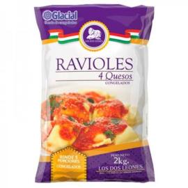 Ravioles 4 quesos Los dos Leones 2kg
