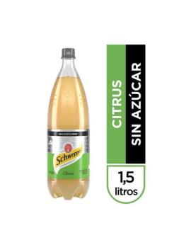 Refresco Schweppes citrus s/azú 6bot x1.5lt