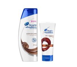 Shampoo Head & Shoulders Protecc.caída 375ml+ 180ml