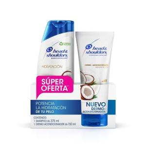 Shampoo Head & Shoulders limpieza renov.375ml + 180ml