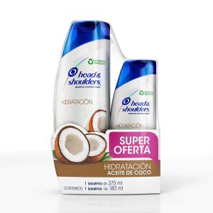 Shampoo Head & Shoulders hidrat.coco 375ml+150ml