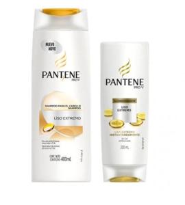 Shampoo Pantene liso extr. 400ml +acond. 200ml