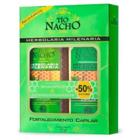 Shampoo Tío Nacho Herbolaria Milen.+Acond.415ml