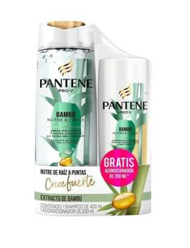 Shampoo Pantene bambú 400ml +acond. 200ml