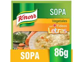 Sopa Knorr Fam. veget. c/letras 5 porc.