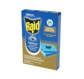 Tabletas Raid 12 horas x24 unid