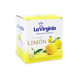 Té La Virginia sabor limón 10 saquitos