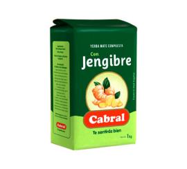 Yerba Cabral compuesta c/jengibre 1kg